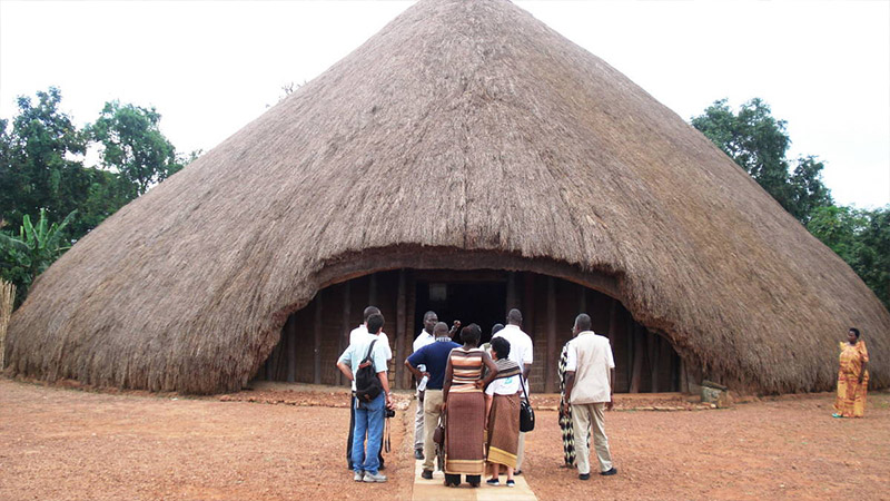 Kasubi Tombs of Buganda Kampala is built on 9major hills which are distributed between the education, religious and medical institutions
