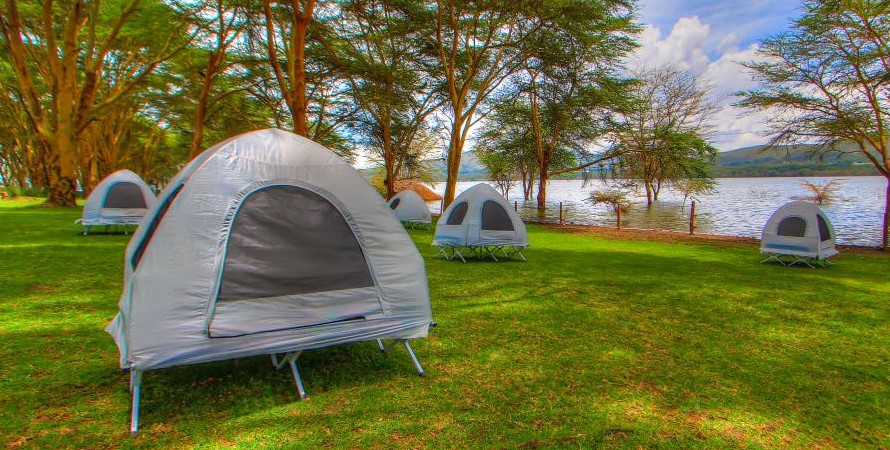 Campsites in Lake Nakuru National Park