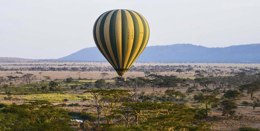 The Hot Air balloon tours in Serengeti National Park