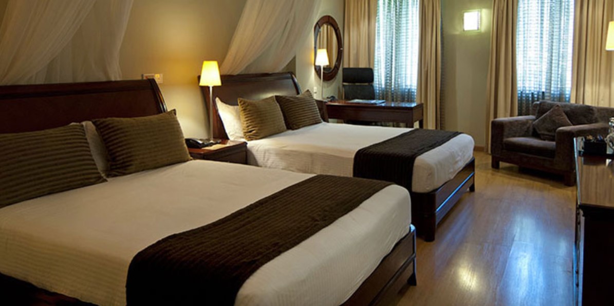 A double room at Arusha Hotel in Arusha,