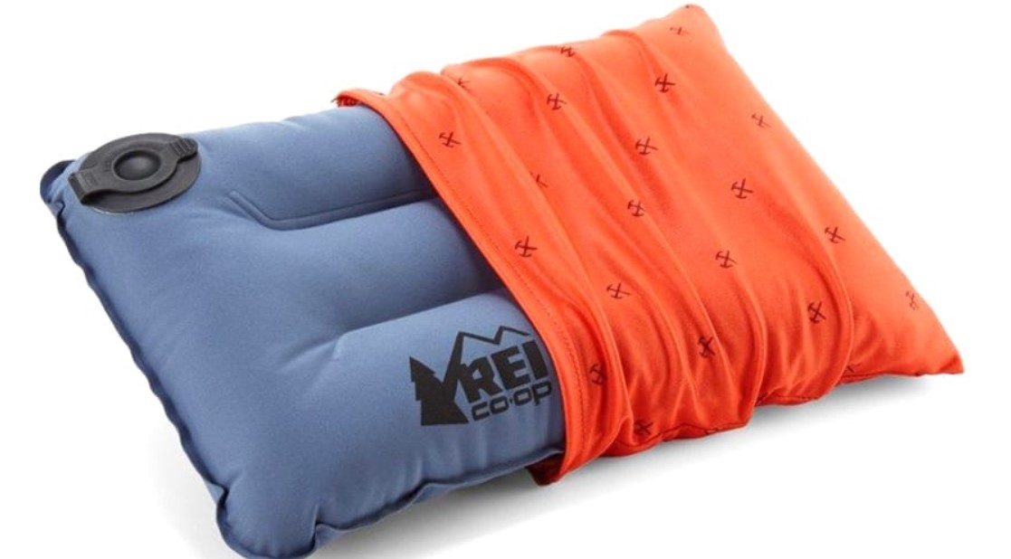 A camping pillow