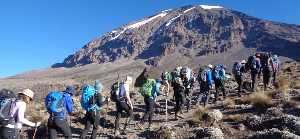 Charity hikes on Mount Kilimanjaro
