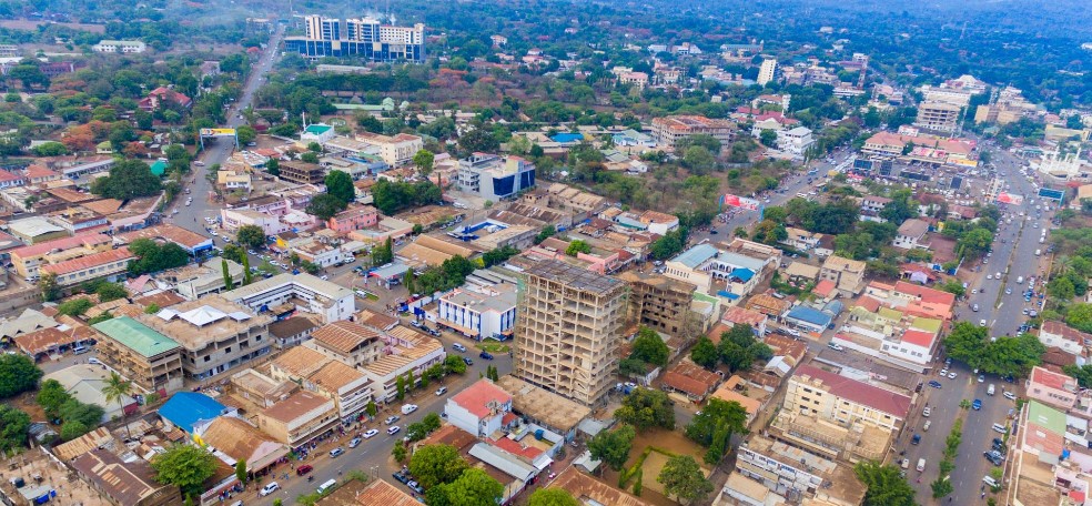 Moshi Town in Tanzania