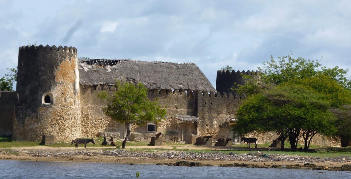 Filming Siyu fort in Kenya